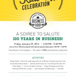 Centennial Kick-Off Celebration Invitation